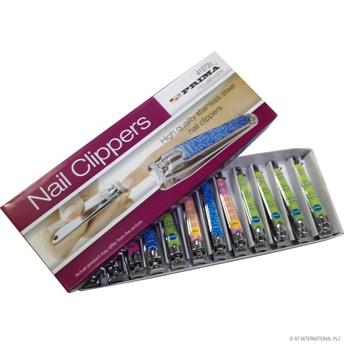 Nail Clipper - 12pcs in Flat CDU ( Printed )