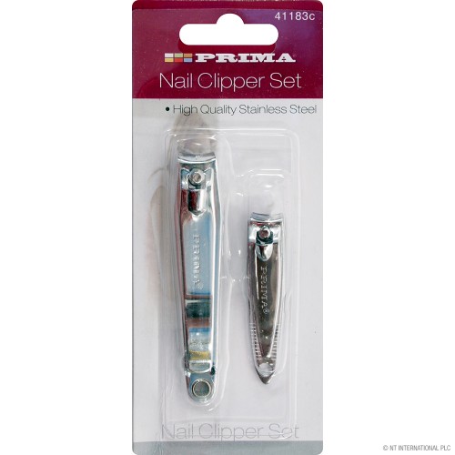 2pcs Nail Clipper Set - 12 set - Display Box