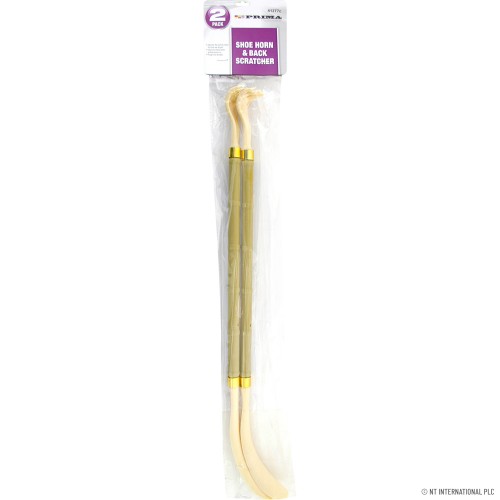 2pc Shoe Horn and Back Scratcher
