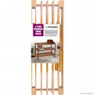 3 Tier Shoe Rack - Walnut 74 x 48.5 x 26.5cm