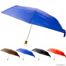 3 Fold Super Mini Umbrella - Wooden - Assorte