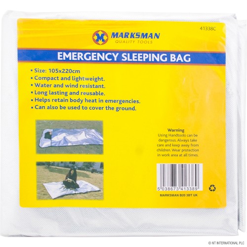Emergency Sleeping Bag - 105 x 220cm