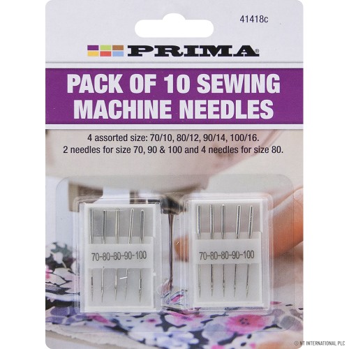 Pk of 10 Sewing Machine Needles