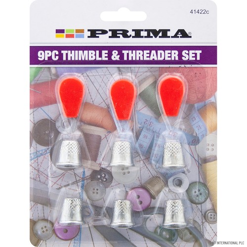 9PC Thimble & Threader Set