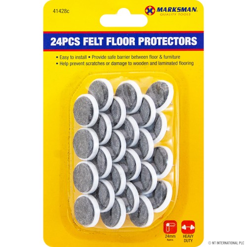 24pc Felt Floor Protectors