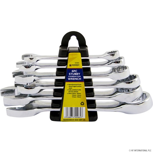 6pc Stubby Wrench Set ( Mirror Polish )