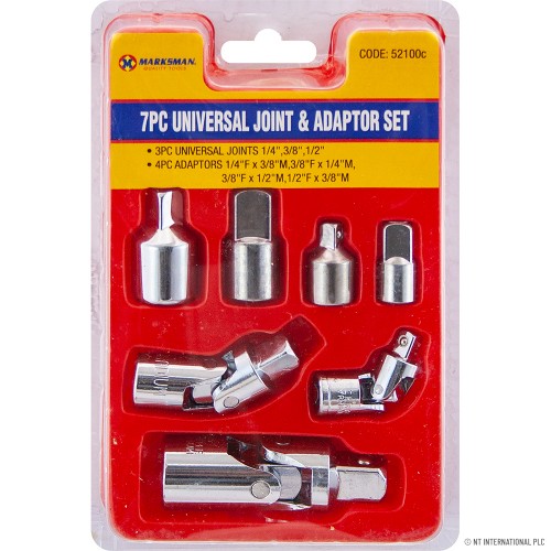 7pc Socket Set - Red Case