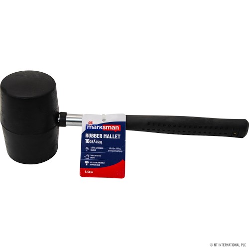 16oz Rubber Mallet - Steel Handle