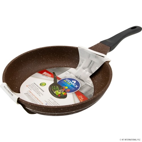 24cm Fry Pan With Induction Die Cast - Chocol