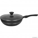 26cm Saucepan ( Wok ) With Induction - Black