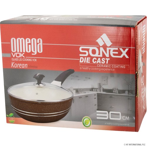 30cm Saucepan ( Wok ) With Induction - Chocol