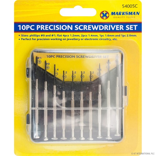 10pc Watchmakers Precision Screwdriver Set