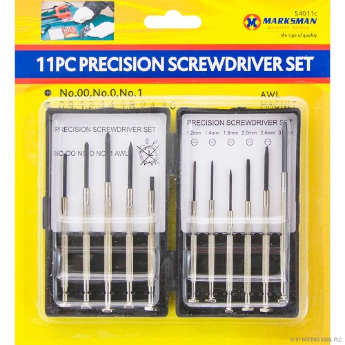 11pc Precision Screwdriver Set