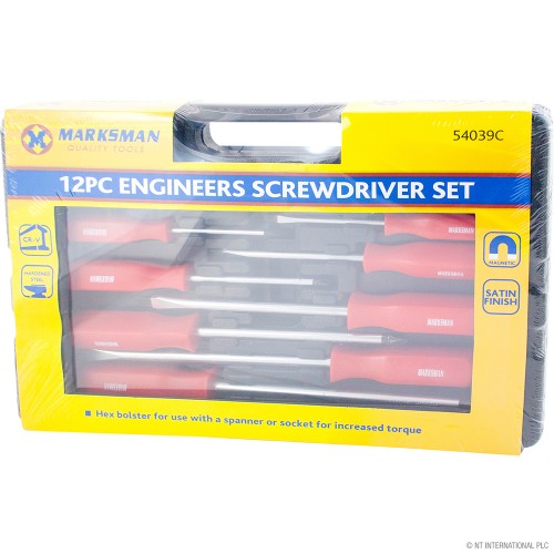 12pc Engineers Screwdriver Set