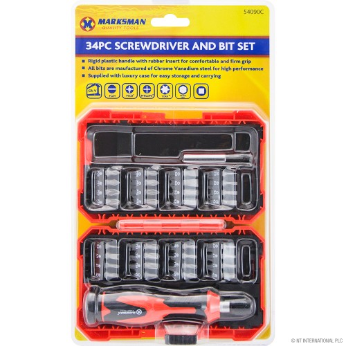 34pc Premium Bit Set / Assortment