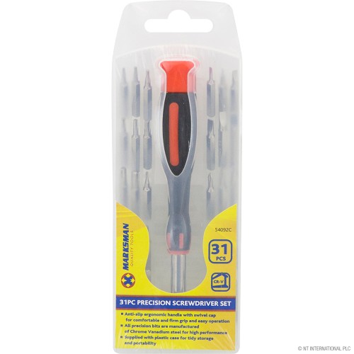 31pc Precision Screwdriver Set - Blowcase