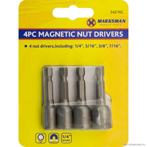4pc Magnetic Nut Drivers