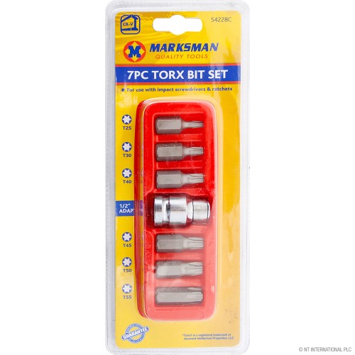 7pc Torx Bit Set - Blowcase