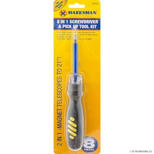 8 in 1 Telescopic Magnetic Screwdriver