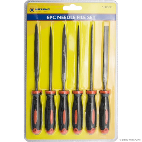 6pc Needle File Set - Blister
