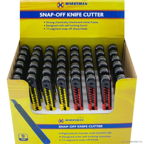 9mm Snap Off Knife  - Display Box ( 48 )