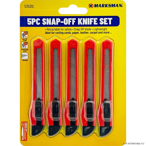 5pc Snap-Off Knife Set