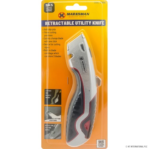 Zinc Alloy Retractable Knife