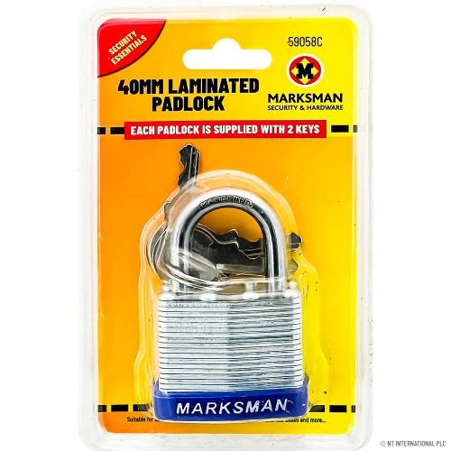 40mm Laminated Waterproof Padlock