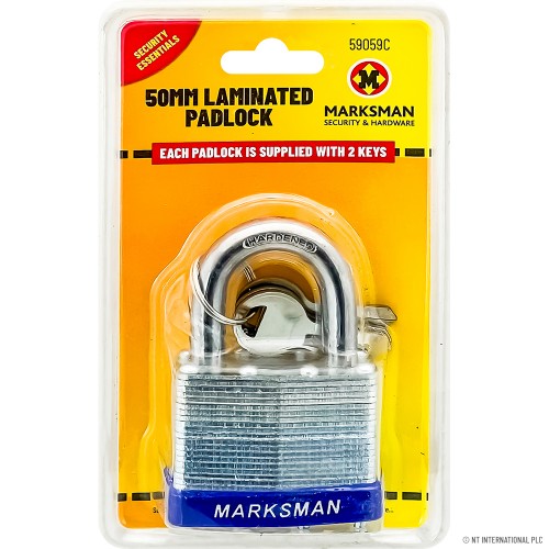 50mm Laminated Waterproof Padlock