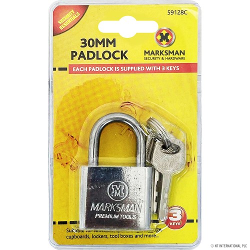 30mm Padlock - Steel Body