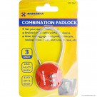 3 Digit Combination Padlock CDU - Loop