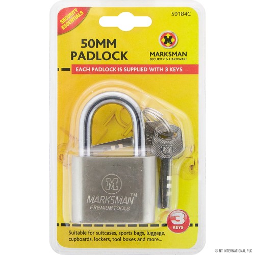 50mm Round Body Padlock