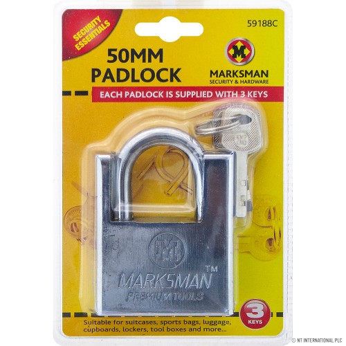 50mm Half Wrapped Beam Padlock