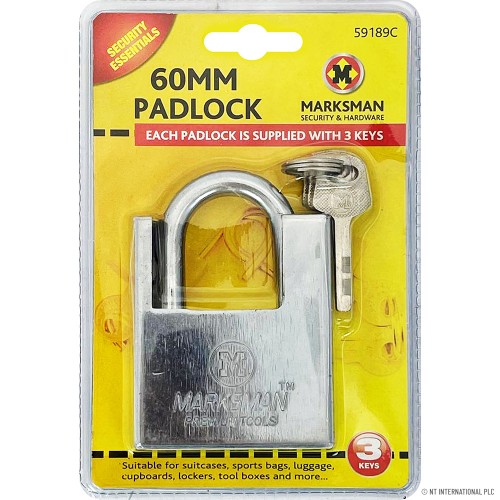 60mm Half Wrapped Beam Padlock