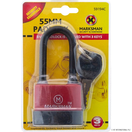 55mm Long Beam Waterproof Padlock