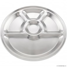 5 Compatrment Round Thali 32.5cm