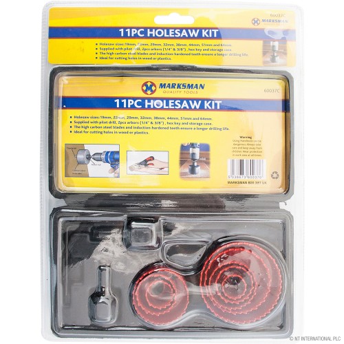 11pc Holesaw Set - Blowcase - DB