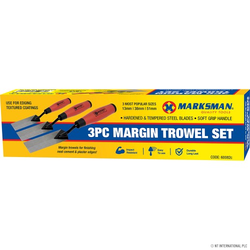 3pc Margin Trowel Set - Boxed