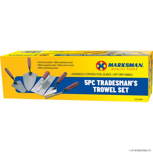 5pc Tradesman Trowel Set - Boxed