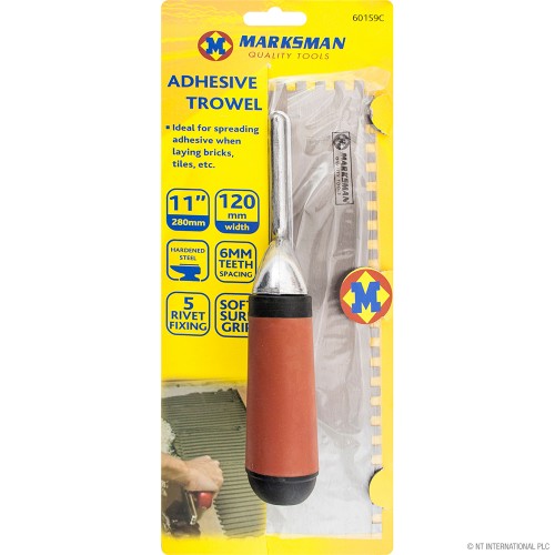 11'' / 28cm Adhesive Trowel W/Teeth