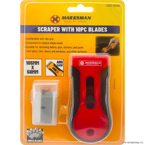 Scraper with 10pc Blades