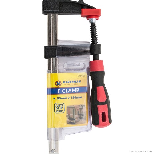 F Clamp with Anti Slip Grip 50mm x 150mm