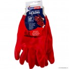 Red PVC Gloves 10