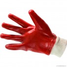 Red PVC Gloves 10