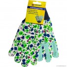 Ladies Floral Cotton Garden Gloves