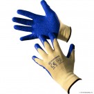 Size 9 High Grade Latex Coated Gloves - L