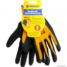 Size 8 Orange / Black Latex Coated Gloves - M