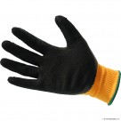 Size 8 Orange / Black Latex Coated Gloves - M