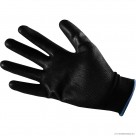 Size 9 Black PU Coated Builder Gloves - L