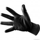 4 Pairs Black Nitrile Coated Gloves - Size 10